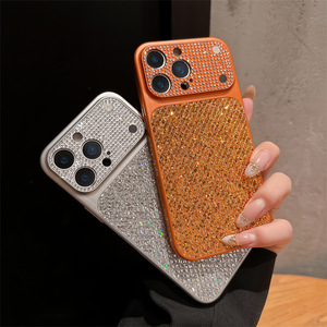 เคสโทรศัพท์มือถือลายกลิตเตอร์รูปทรงข้าวหลามตัดสีนีออนเรียบง่าย สำหรับ iPhone 17Air 16 15 13 pro max ป้องกันการกระแทก - Product Image 2