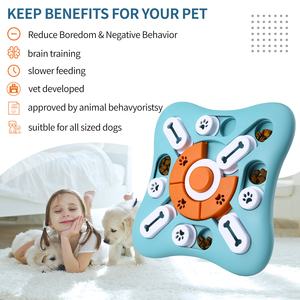 Köpek bulmaca oyuncak köpek zenginleştirme oyuncaklar IQ eğitim beyin stimülasyonu kemik şeklinde evcil hayvan bulmaca oyuncaklar davranır - Product Image 3