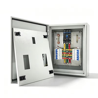 Boîtier électrique extérieur en acier inoxydable brossé IP65, panneau de commande métallique et boîte de distribution, armoire murale étanche