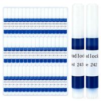 Colle de fixation filetée bleue 1ML 2ML 3ML pour boulons, écrous et vis – Adhésif polyvalent et durable contre la corrosion