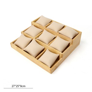 Wholesale19 High Quality 19 & 12 Slot Wooden <b>Watch</b> Bracelet Display Box Premium Jewelry Container Packaging - Product Image 5