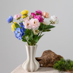 <span class=keywords><strong>Fleur</strong></span> artificielle Tianxiang pivoine en tissu de soie haut de gamme, fabriquée à la main, écologique, style moderne, pour vitrine d'hôtel, décoration de maison, Pâques - Product Image 1
