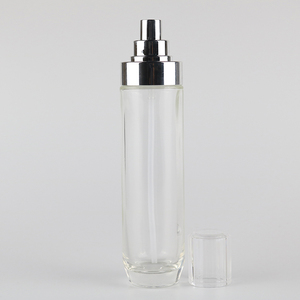 Rỗng Thủy Tinh Hình Trụ Sang Trọng Tùy Chỉnh Nước Hoa 120 Ml Chai Thủy Tinh Với Vương Miện Cap Rõ Ràng Bề Mặt Và Đóng Gói - Product Image 3