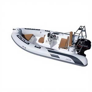 Bateau de pêche <span class=keywords><strong>semi</strong></span>-<span class=keywords><strong>rigide</strong></span> gonflable <span class=keywords><strong>Zodiac</strong></span> RIB420 de 14 pieds en PVC/Hypalon/Orca à vendre - Product Image 6