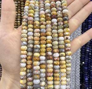 Perline <span class=keywords><strong>di</strong></span> <span class=keywords><strong>Pietra</strong></span> Sfaccettate 5*8mm, Perle Naturali per Collane Fai-da-Te, Perline Heishi Naturali per Creazione <span class=keywords><strong>di</strong></span> Gioielli - Product Image 4