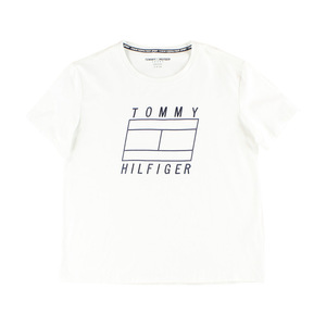 T-shirt <span class=keywords><strong>Tommy</strong></span> Hilfiger a maniche corte, vestibilità comoda, da <span class=keywords><strong>donna</strong></span>, colore: bianco |   100% Autentico - Product Image 1
