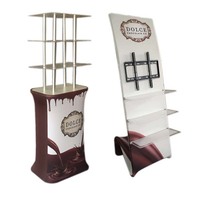 Promotion portable pliable et écologique pour comptoir pour les événements commerciaux