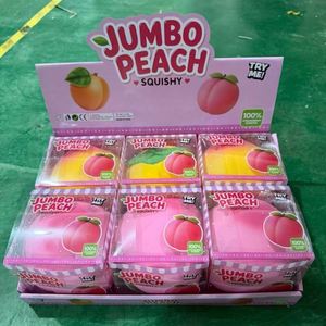 Juguete Blandito Gigante de Melocotón, Juguete Sensorial de Fruta para Apretar, Melocotón Gigante Blandito, Venta al por Mayor a Granel - Product Image 1