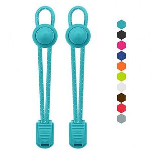 QUICKLACES Lacets élastiques réfléchissants sans nœuds pour enfants, en polyester, avec système de verrouillage, couleur Pantone personnalisée, taille personnalisée pour chaussures de sport - Product Image 2