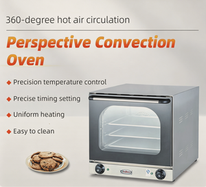 <span class=keywords><strong>Horno</strong></span> de Vapor Eléctrico Comercial de Acero Inoxidable con Certificado CE, 4 Bandejas, <span class=keywords><strong>Horno</strong></span> de Convección para Pan y <span class=keywords><strong>Pollo</strong></span> - Product Image 3