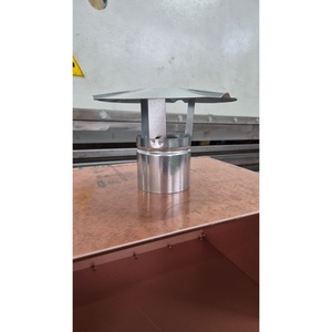 Tapa de chimenea de acero galvanizado tipo inserto, cubierta fija para chimeneas de techo - Product Image 5