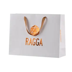 Custom Luxe Ramadan Eid Bruiloft Valentijnsdag Sieraden Wijn Winkelen Draagtas Papier Geschenkzakken Met Uw Eigen Logo