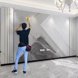 Moderno simplicidad geometría <span class=keywords><strong>TV</strong></span> Fondo Mural Papier Peint Marbre para la decoración de la pared de la sala de dibujo - Product Image 4