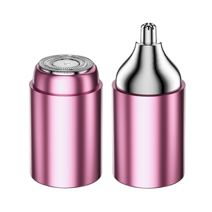 เครื่องกำจัดขนบนใบหน้า 2-in-1 พร้อมที่เล็มขนจมูกสำหรับผู้หญิงและผู้ชาย ชาร์จด้วย USB-C เครื่องโกนขนไฟฟ้าขนาดเล็ก พกพาสะดวก - Product Image 1