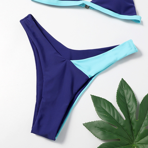 Regalos Navideños, <span class=keywords><strong>Bikini</strong></span> Extremo de Dos Piezas, <span class=keywords><strong>Bikini</strong></span> Sexy para Chicas, <span class=keywords><strong>Bikini</strong></span> de Retazos, Trajes de Baño, <span class=keywords><strong>Bikini</strong></span> Triangular con Tanga - Product Image 6