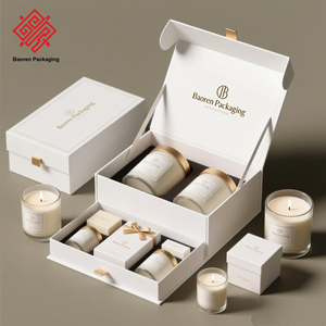 Baoren Aroma vela perfumada regalo caja corrugada 2 3 4 6 tarro de vela y caja de embalaje cajas de velas embalaje Etiqueta Privada de lujo - Product Image 6