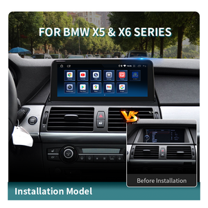 <span class=keywords><strong>Blue</strong></span> <span class=keywords><strong>Ray</strong></span> 10,25 Zoll 8-Kern 8+128G GPS-Navigation <span class=keywords><strong>Android</strong></span> 14 Tragbarer OBD2-Verstärker für BMW X5 E70 X6 E71 Auto-Audioplayer - Product Image 3