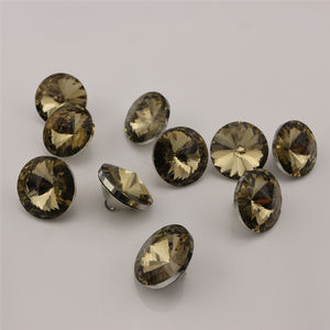 Boutons en verre cristal <span class=keywords><strong>satellite</strong></span> or profond de 25 mm pour la décoration de canapé et la décoration de tiroir, fabrication artisanale DIY - Product Image 5