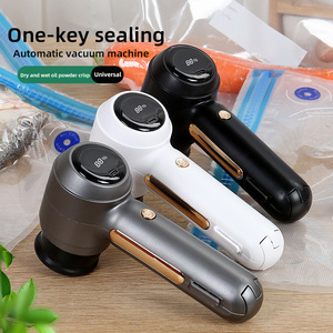 เครื่องซีลสูญญากาศแบบมือถืออเนกประสงค์ รุ่นใหม่ แรงดูดสูง พร้อมหน้าจอดิจิตอล ใช้ได้ทั้งแบบแห้งและแบบเปียก สำหรับห้องครัว - Product Image 2