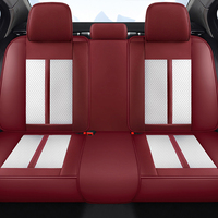 Housse de siège auto de luxe en cuir PVC, confortable et de qualité supérieure, avec soutien lombaire intégral, style professionnel, adaptable à toutes les saisons, la plus répandue