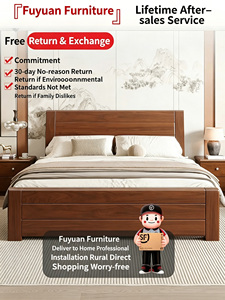 Base de Cama Individual y Doble de <span class=keywords><strong>Madera</strong></span> Maciza Resistente, Estable y Silenciosa, para el Hogar y Hoteles, para Adultos - Product Image 6