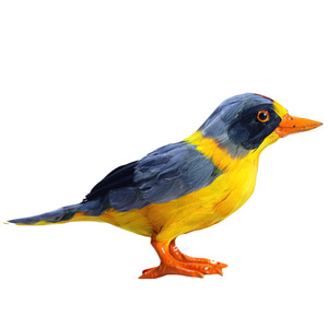 Arte ligero de pájaro pescador con plumas reales para decoración zen de pared en bodas y espacios de meditación, marco hueco. - Product Image 2