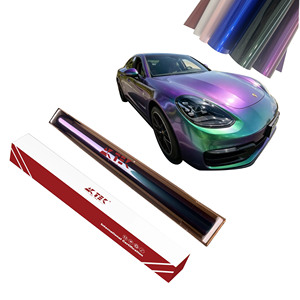 Film de protection de carrosserie automobile 60 pouces * 50 pieds, vert flamboyant, TPU, changeant de couleur, PPF 7,5 MIL, auto-réparant, anti-rayures, en rouleau - Product Image 1