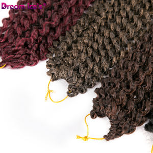 Dream Ice's Popolare Passion Twist Nero, Trama Singola, Senza Grovigli, Morbido Sintetico, Onda d'Acqua, per Treccine all'Uncinetto, 20 pollici, Capelli Sciolti - Product Image 4