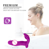 Sexspielzeug Tragbarer Vibrator für Frauen Finger Leise Slip Fernbedienung 3 Wackelungen und 7 Vibrationsmodi G-Punkt Erwachsenenprodukte