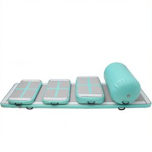 Ensemble de tapis de gymnastique gonflable Air Track avec rouleau et bloc d'air pour l'entraînement en salle et la pratique du fitness - Product Image 3