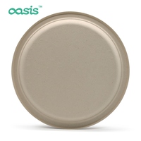 Assiettes jetables écologiques compostables 49% pulpe de canne à sucre 51% bambou, résistantes, sans BPA, compatibles micro-ondes