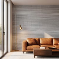 Dalle de marbre Marmara Equator, pierre naturelle turque, blanc gris, rayures horizontales, finition polie pour comptoir, meuble-lavabo, revêtement de sol