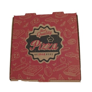 Square Pizza Box Packaging Boxes Custom Printed Pizza Box With Logo