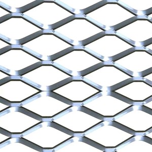 Hot Dipped Galvanized Crimped Square Hole Steel Mesh <b>Black</b> Expanded Metal <b>Sheet</b> for Walkway Platform Safety Fence - Product Image 1