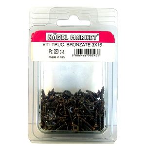 Tornillos para chip chapados en bronce 4.5x60 A.29 - Product Image 1