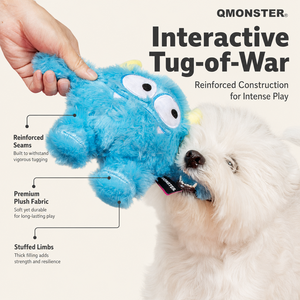 Giocattolo Interattivo per Cani Little Monster, Dispenser di Cibo a Puzzle in Cotone Resistente con Design Cartoon - Product Image 4