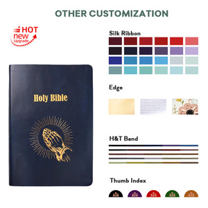 Nuevo diseño de fábrica de libros de impresión de la casa de cubierta suave de diferentes estilos de cuero Pu <span class=keywords><strong>español</strong></span> <span class=keywords><strong>Mini</strong></span> Biblia - Product Image 6
