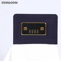 Fabricant de coffres-forts personnalisés avec logo OEM ODM, mini coffre-fort numérique de sécurité pour usage domestique, vente en gros pour le commerce extérieur en métal
