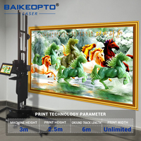 Imprimante laser compacte BK-UP1400T, machine à peinture murale, imprimante portable haute résolution, tête d'impression Epson DX 7 sur carreaux de verre, murs