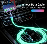 Cable de Alimentación Magnético USB Tipo C Micro Integrado con LED de 1, 2 y 3 Metros, TPE, 2.1A, Superventas