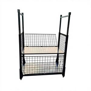 رفوف تخزين صناعية قابلة للطي والفصل مصنوعة من الفولاذ الشبكي، رفوف تكديس وتخزين مخصصة بسعة 1000 كجم - Product Image 2