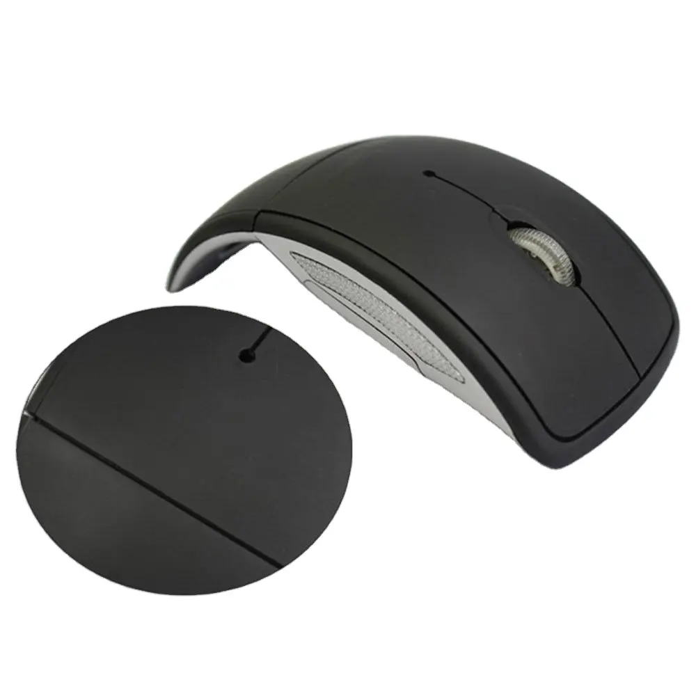 2.4GHz Wireless Folding Foldable Arc Optical Mouse With USB Receiver For PC Laptop MacBook