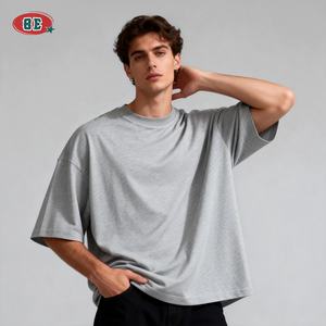 Camisetas al por Mayor de Fabricantes, Camisetas Vintage Lavadas Premium, Estilo Holgado, Manga Corta, Camisetas Esenciales para Hombre - Product Image 1