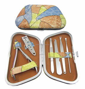 เครื่องมือทำเล็บ6ชิ้นในกรณีทำเล็บที่เป็นของแข็งชุดทำเล็บ <span class=keywords><strong>Solingen</strong></span> - Product Image 1