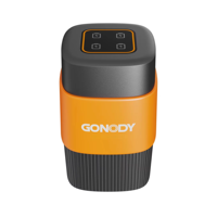 Chargeur de batterie rechargeable GONODY 18650, chargeur rapide intelligent à 4 emplacements, sortie 15W, éclairage LED, protection intégrée, charge