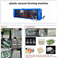 Machine de thermoformage automatique multifonctionnelle pour couvercles de bols jetables en PVC, avec pompe à engrenages, pour la production de barquettes et de contenants alimentaires, certifiée CE