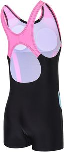 Maillot <span class=keywords><strong>de</strong></span> <span class=keywords><strong>bain</strong></span> une pièce athlétique noir uni pour juniors jeunes femmes taille 6-16 Pro pratique Shorts plage natation Sexy impression - Product Image 2