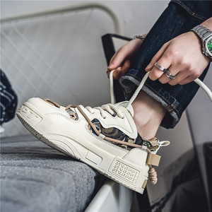 Spedizione <span class=keywords><strong>Veloce</strong></span> Scarpe da Ginnastica da Uomo per Skateboard con Suola Spessa Scarpe da Basket e Tennis Stile Walking Scarpe di Lusso Firmate da Uomo - Product Image 4