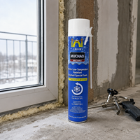 Sellador de Espuma de Poliuretano de Baja Temperatura A13 300ml, Rango de Curado de -30 a 90°C, para Marcos de Puertas, Huecos de Ventanas y Aberturas de Paredes