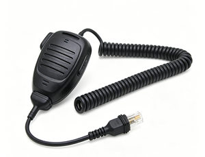 Micrófono PTT Dinámico Personalizado de Fábrica <span class=keywords><strong>para</strong></span> Radio Bidireccional, Altavoz Portátil Compatible con Walkie Talkie - Product Image 3